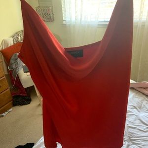 Silk red tank top bought from a boutique